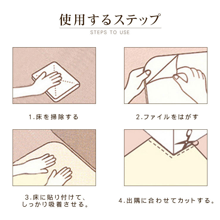 使用するステップ